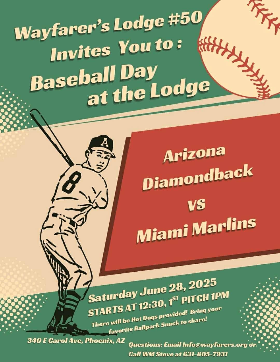 Baseball Day At The Lodge